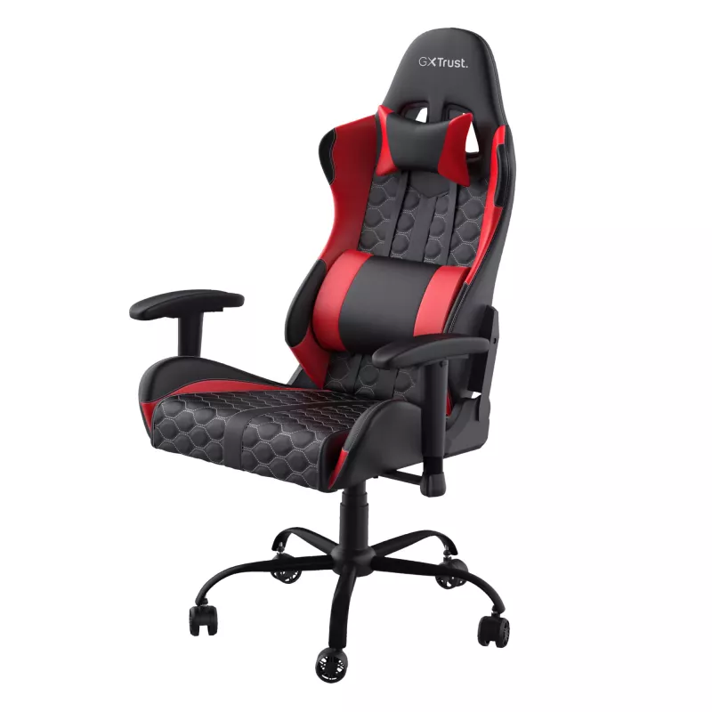 Cadeira gaming universal Trust GXT 708R Resto preta, vermelha