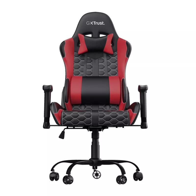 Cadeira gaming universal Trust GXT 708R Resto preta, vermelha