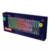 Teclado gaming Trust GXT 833 Thado USB neerlandês preto, prateado