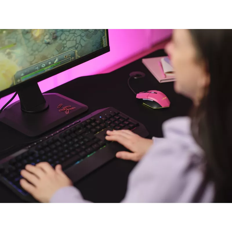 Rato gaming Trust GXT 109P FELOX ambidestro USB Type-A 6400 DPI
