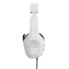 Headset Trust GXT 415W Zirox com fios arco de cabeça gaming branco