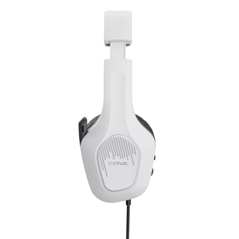 Headset Trust GXT 415W Zirox com fios arco de cabeça gaming branco