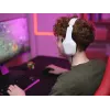 Headset Trust GXT 415W Zirox com fios arco de cabeça gaming branco
