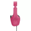 Headset Trust GXT 415P Zirox com fios arco de cabeça gaming rosa