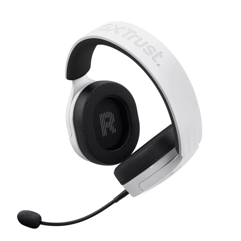 Headset Trust GXT 489W FAYZO com fios arco de cabeça gaming preto, branco