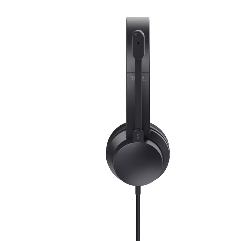 Headset Trust Ayda com fios arco de cabeça chamadas/música USB Type-A preto
