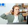 Headset Trust Ayda com fios arco de cabeça chamadas/música USB Type-A preto