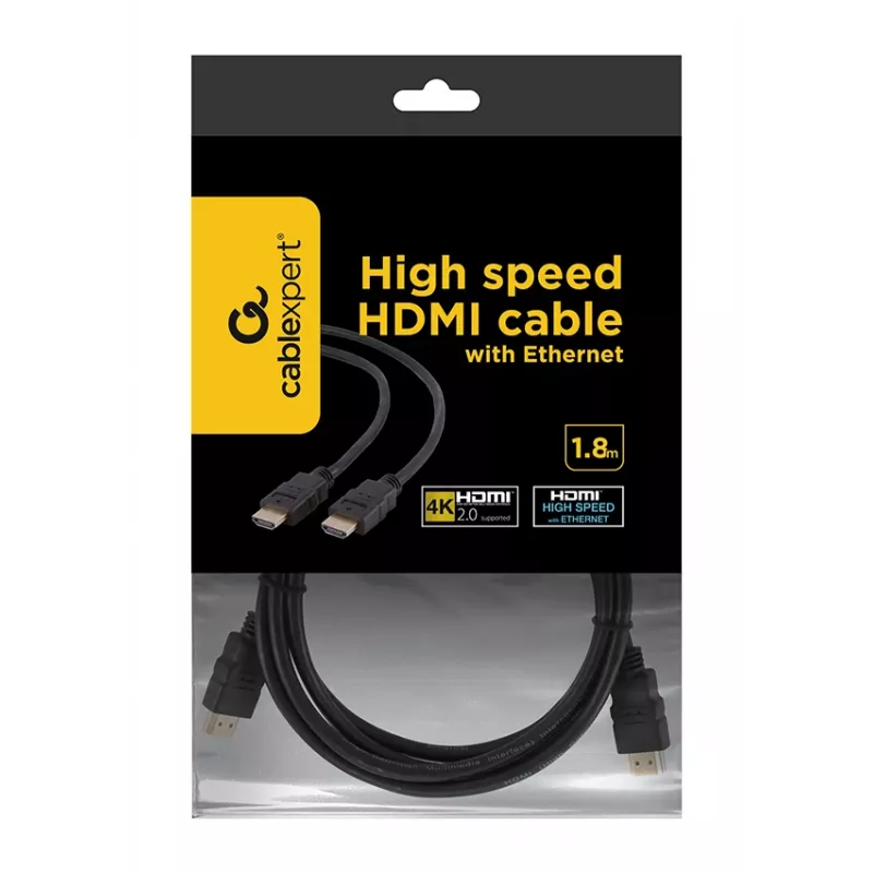 Cabo HDMI 2.0 GEMBIRD, ficha-ficha, 1,8 m