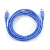 Cabo USB 3.0 GEMBIRD A macho para B macho 3 m – azul