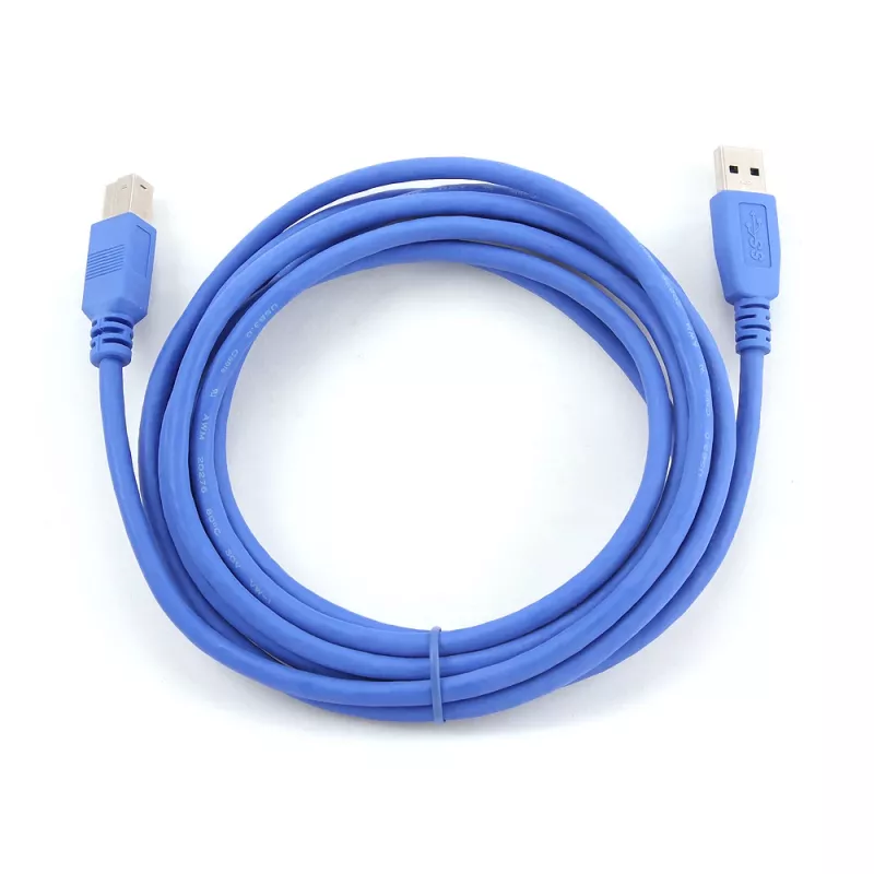 Cabo USB 3.0 GEMBIRD A macho para B macho 3 m – azul