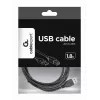 Gembird CCP-USB2-AMBM-6 cabo USB 2.0 A-B, 1,8 m, preto