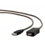 Cabo de extensão ativa USB 2.0 GEMBIRD - 5 m