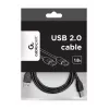 Gembird CCP-USB2-AMAM-6 cabo USB 2.0 AM–AM, 1,8 m, preto