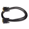 Cabo DVI-D Dual-Link Akyga AK-AV-06 (24+1), ficha macho para ficha macho, 1,8 m, preto