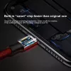 Cabo USB-A para Lightning Baseus Yiven 1,8 m, saída 2 A, vermelho, revestimento em elastómero termoplástico