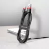 Cabo de carregamento rápido Cafule entrançado BASEUS - USB Type-A para Type-C 2A - 2 m - preto (nylon)