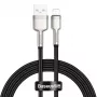 Cabo de transferência de dados Cafule Fast Charge BASEUS - USB Type-A para Lightning - 480 Mbit/s (2,4 A PD) - 1 m - preto