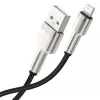 Cabo de transferência de dados Cafule Fast Charge BASEUS - USB Type-A para Lightning - 480 Mbit/s (2,4 A PD) - 1 m - preto