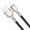 Cabo de transferência de dados Cafule Fast Charge BASEUS - USB Type-A para Lightning - 480 Mbit/s (2,4 A PD) - 1 m - preto