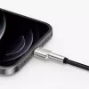 Cabo de transferência de dados Cafule Fast Charge BASEUS - USB Type-A para Lightning - 480 Mbit/s (2,4 A PD) - 1 m - preto