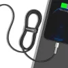 Cabo de transferência de dados Cafule Fast Charge BASEUS - USB Type-A para Lightning - 480 Mbit/s (2,4 A PD) - 1 m - preto