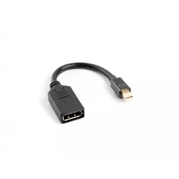 Cabo DisplayPort LANBERG Mini DisplayPort - 0,12 m preto