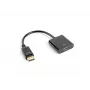 Adaptador LANBERG DisplayPort(m)->hdmi(f) 10 cm