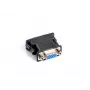 Adaptador de cabo LANBERG DVI-I VGA (D-Sub) preto
