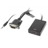 Adaptador de cabo de vídeo LANBERG HDMI tipo A (Standard) VGA (D-Sub) 0,2 m preto