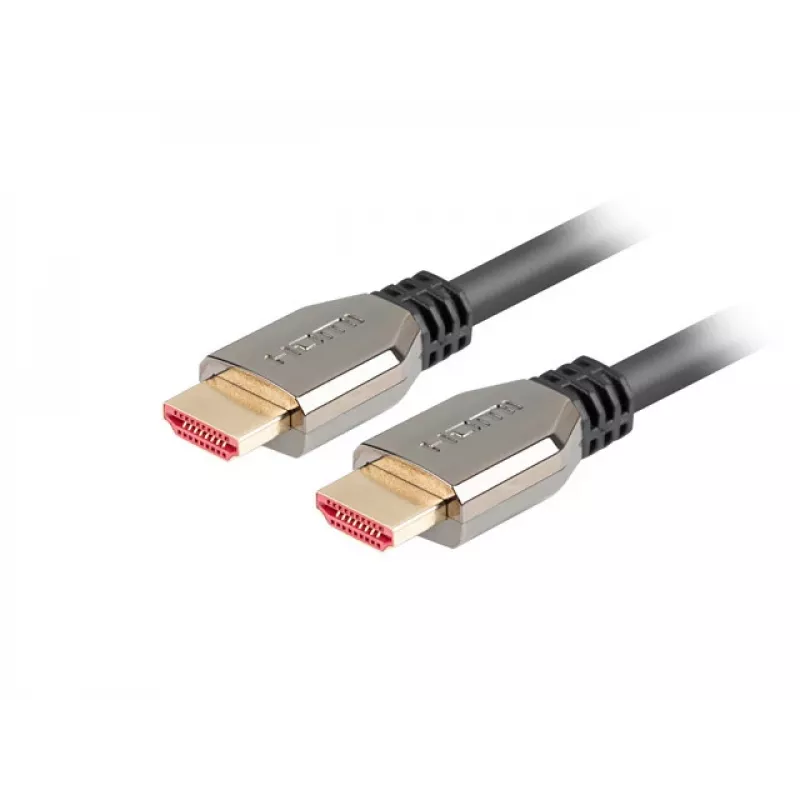 Cabo HDMI LANBERG – M/m v2.1 8k 60hz – 0,5 m preto