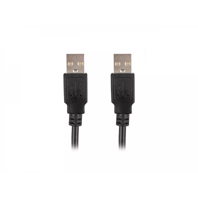 Cabo LANBERG USB-A M/m 2.0 1 m preto