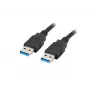 Cabo LANBERG USB 3.0 USB A – 1 m preto