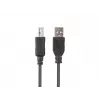 Cabo LANBERG USB-A (macho) -> USB-B (macho) 2.0 1 m preto Ferrite, caixa