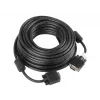 Cabo VGA LANBERG CA-VGAC-10CC-0150-B — 15 m, VGA (D-Sub) macho-macho, preto, núcleo de ferrite