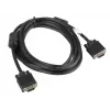 Cabo VGA LANBERG macho/macho, duplamente blindado, ferrite, 3 m, preto