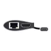 Trust Dalyx 23775 adaptador multiporta USB-C 7 em 1, USB-C 3.2, HDMI, RJ-45 Gigabit Ethernet, leitor SD/microSD, prateado