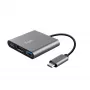 Trust Dalyx USB 3.2 Gen 1 (3.1 Gen 1) Type-C alumínio, preto