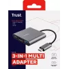 Trust Dalyx USB 3.2 Gen 1 (3.1 Gen 1) Type-C alumínio, preto
