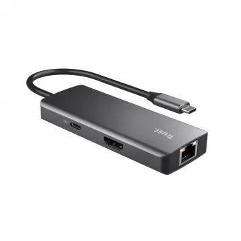Trust Dalyx USB Type-C 1000 Mbit/s prateado