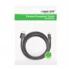 Cabo USB UGREEN 10385 Mini-USB 480 Mbit/s 1,5 m preto, carregamento rápido