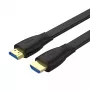 Cabo HDMI Unitek C11063BK-2M 2 m, HDMI 2.0, 18 Gbit/s, 4K@60Hz, ARC, plano preto