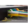 Cabo de rede Gembird PP6A-LSZHCU-20M RJ-45 Cat6a 20m cinzento