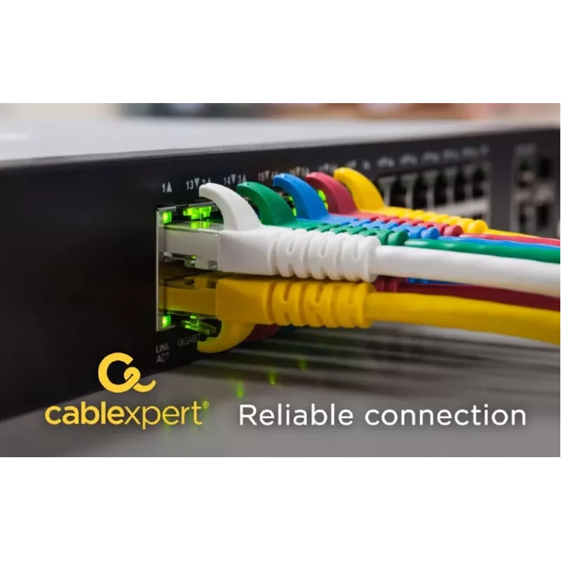Cabo de rede Gembird PP6A-LSZHCU-20M RJ-45 Cat6a 20m cinzento