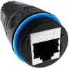 Adaptador de mudança de género Techly IWP-MD C6-IP68T RJ-45 preto