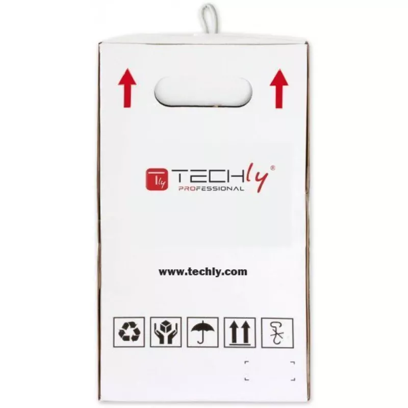 Cabo Techly F/UTP Hank Cat.5E CCA 305 m sólido exterior preto ITP8-RIS-0305LO