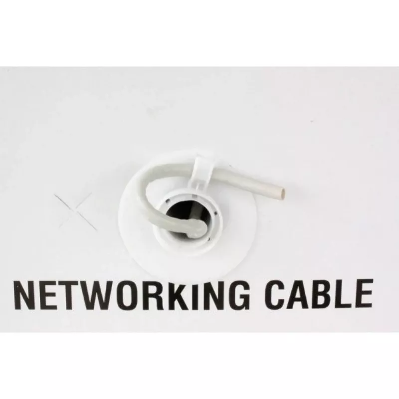 Cabo Techly F/UTP Hank Cat.5E CCA 305 m sólido exterior preto ITP8-RIS-0305LO