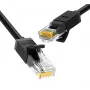 Cabo de rede UGREEN Cat6 RJ-45 para RJ-45 2 m, U/UTP, 250 MHz, 26 AWG, preto