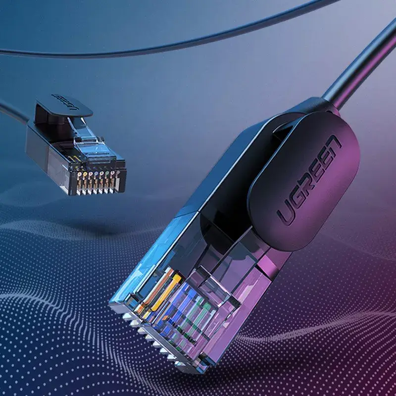 UGREEN NW122 cabo de rede Cat6A UTP, RJ45, 3 m, preto, até 10 Gb/s