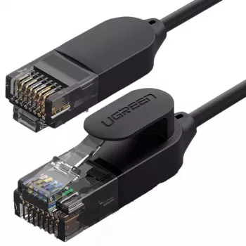 Cabo de rede UGREEN Cat6A UTP RJ45 3 m, bainha PVC, 500 MHz, Gigabit Ethernet