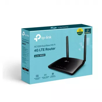 Router wireless TP-Link Archer MR402 Fast Ethernet Dual-Band (2,4 GHz / 5 GHz) 4G preto
